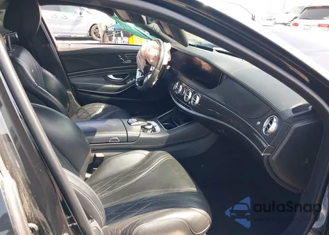 2019 Mercedes-Benz Amg S 63 4Matic из США, поврежденный, VIN WDDUG8JB1KA436273